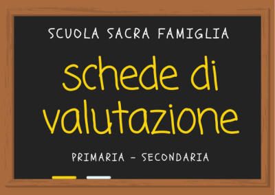 Pubblicazione scheda di valutazione – 1° quadrimestre